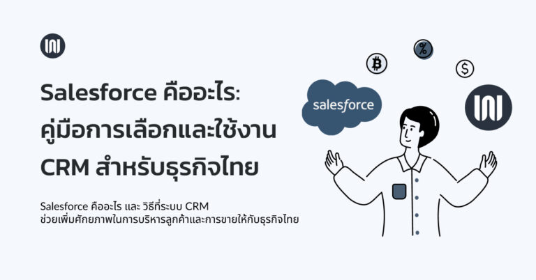 Salesforce คืออะไร: คู่มือการเลือกและใช้งาน CRM สำหรับธุรกิจไทย